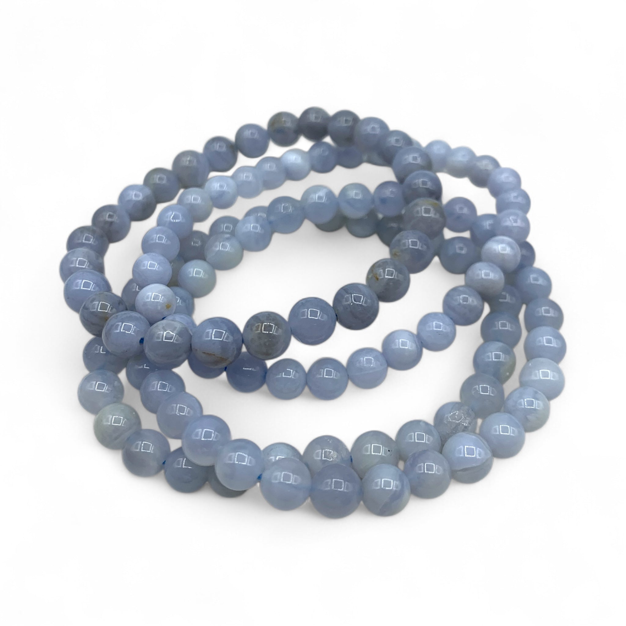 Bracelet - Agate Blue Lace 6-7mm